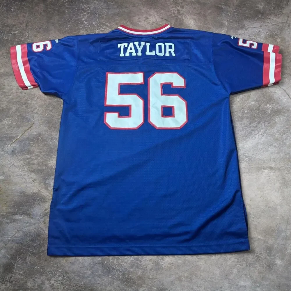 Reebok New York Giants Lawrence Taylor Jersey Men’s M Blue NFL Football